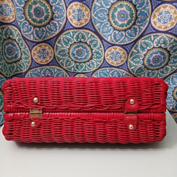 Vintage Babette Hong Kong Wicker Handbag - Rare - Picture 4 of 15